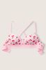 Victoria's Secret PINK Pink Daisy Cherry Smooth Non Wired Push Up T-Shirt Bra