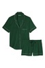 Victoria's Secret Envious Green Plaid Modal Short Pyjamas