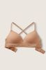 Victoria's Secret PINK Mocha Latte Nude Non Wired Push Up Smooth T-Shirt Bra
