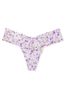 Victoria's Secret Purple Blossom Lace Thong Panty