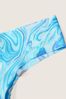 Victoria's Secret PINK Blue Breeze Marble No Show Cheeky Knickers