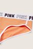 Victoria's Secret PINK Coral Cream Orange Cotton Logo Hipster Knickers