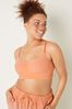 Victoria's Secret PINK Coral Cream Orange Smooth Lightly Lined Bralette