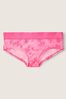 Victoria's Secret PINK Tie Dye Daisy Pink Cotton Logo Hipster Knickers