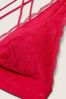Victoria's Secret PINK Red Pepper Lace Strappy Back Halterneck Bralette