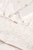 Victoria's Secret PINK Coconut White Lace Strappy Back Longline Bralette