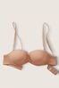 Victoria's Secret PINK Mocha Latte Nude Smooth Multiway Strapless Push Up Bra
