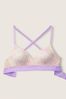 Victoria's Secret PINK Tie Dye Light Purple Smooth Lightly Lined Non Wired T-Shirt Bra