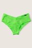 Victoria's Secret PINK Bright Kiwi Green Cotton Cheeky Knicker