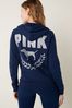 Victoria's Secret PINK Ensign Blue Everyday Lounge Perfect FullZip