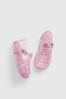 Pink Glitter Jelly Sandals