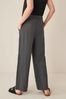 Grey High Rise Pull-On Utility Trousers