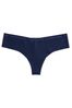 Victoria's Secret Noir Navy Blue Smooth No Show Thong Knickers
