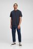 Dark Wash Blue Wash Relaxed Fit taper Jeans