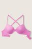 Victoria's Secret PINK Pink Bloom Shine Smooth Lightly Lined T-Shirt Bra