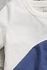 Blue, Grey & White Pocket 3 Pack Long Sleeve Baby Bodysuits