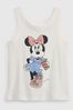 White Minnie Mouse Disney Organic Cotton Vest
