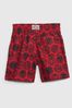 Red Marvel Recycled Printed Swim Shorts