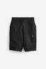 Black Pull On Zip Pocket Jogger Shorts (4-13yrs)