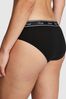 Victoria's Secret PINK Pure Black Cotton Logo Hipster Knickers