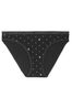 Victoria's Secret Black Dot Logo Bikini Knickers