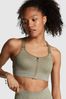 Victoria's Secret PINK Dusted Olive Marl Green Seamless Air Sports Bra