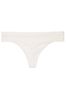 Victoria's Secret PINK Coconut White Tossed Floral Lace Thong