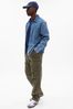 Green Relaxed Utility Cargo Trousers