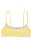 Victoria's Secret PINK Mango Butter Yellow Frankies Bikinis St. Augustine Bikini Top
