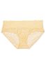 Victoria's Secret PINK Yellow Ditsy Floral Lace Hipster Knickers