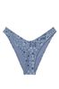 Victoria's Secret PINK Midnight Navy Blue Bandana Brazilian Bikini Bottom
