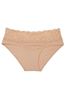 Victoria's Secret Praline Nude Posey Lace Waist Hipster Knickers