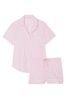 Victoria's Secret Pretty Blossom Pink Stripe Cotton Short Pyjamas