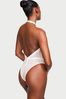 Victoria's Secret Coconut White Halter Shine Bodysuit