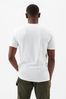 White Everyday Soft Logo Short Sleeve Crew Neck T-Shirt