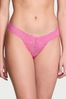 Victoria's Secret Hollywood Pink Flower Power Thong Knickers