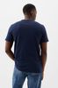 Navy/Blue Everyday Soft Logo Short Sleeve Crew Neck T-Shirt