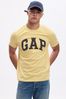 Yellow Everyday Soft Logo Short Sleeve Crew Neck T-Shirt