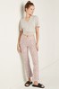 Victoria's Secret PINK Victoria's Secret PINK Cotton High Waist Ankle V Crossover Wide Leg Joggers