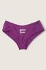 Victoria's Secret PINK Virtual Violet Purple Cotton Cheeky Knicker