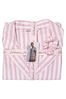 Victoria's Secret Pink and White Shine Stripe Flannel Short Pyjamas