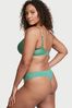Victoria's Secret Seafrost Green Smooth No Show Thong Panty