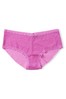 Victoria's Secret Rosita Pink Purple Lace No Show Hipster Panty