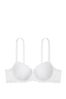 Victoria's Secret White Smooth Lace Wing Lightly Lined Demi Bra