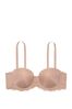 Victoria's Secret Evening Blush Nude Smooth Lace Wing Lightly Lined Multiway Strapless Bra