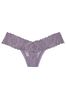 Victoria's Secret Grape Mist Purple Lace Thong Knickers