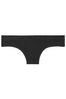 Victoria's Secret Black Stretch Cotton Logo Thong Joggery