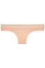Victoria's Secret Cameo Nude Stretch Cotton Logo Thong Joggery