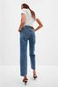 Mid Wash Blue Mid Rise '90s Loose Fit Jeans
