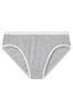Victoria's Secret VS Medium Heather Grey Stretch Cotton High-Leg Brief Panty